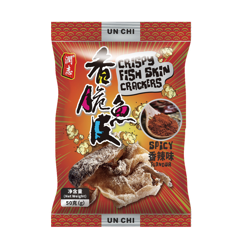 RZ-Crispy Fish Skin(Spicy Flavor) | 润志香脆鱼皮(香辣味)50g