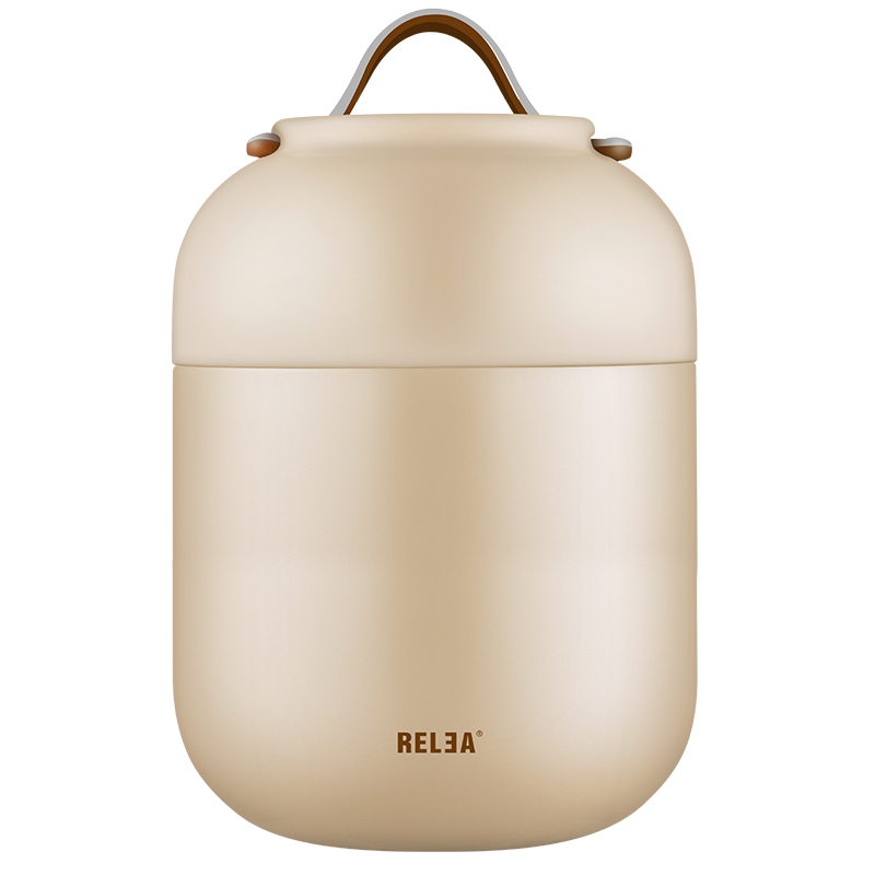 RELEA Vacuum Insulated Food Jar-Coffee | 物生物HELLO焖烧罐-奶油咖 FJRE700C 700ML