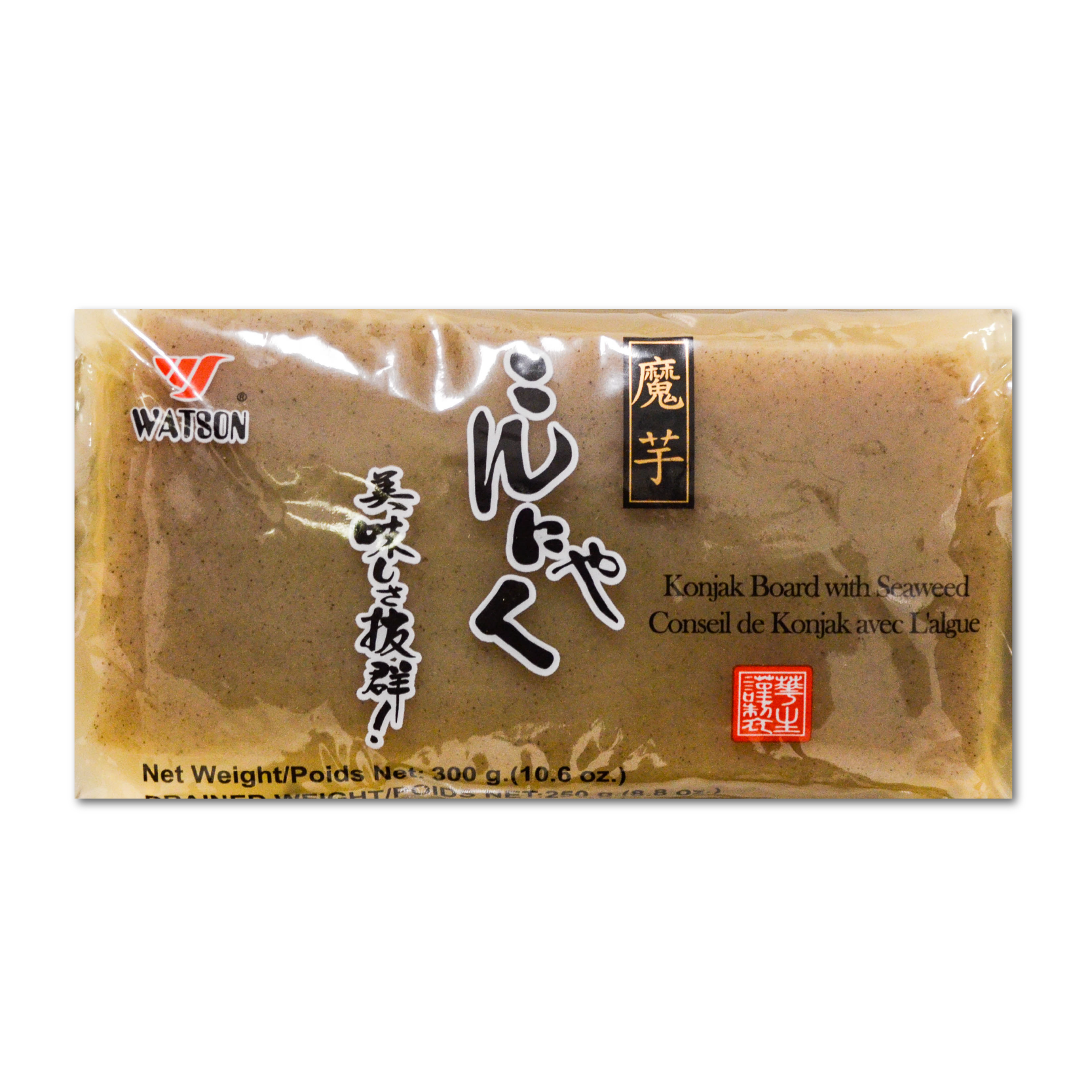 Watson-Konjac Board with Seaweed | 华生黑魔芋板