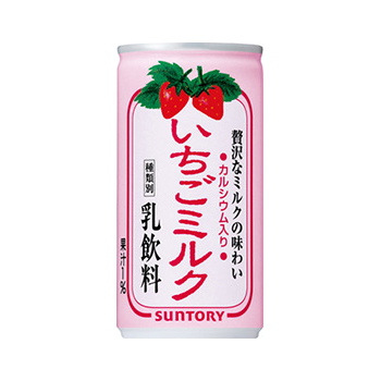 SUNTORY-Strawberry Milk | 三得利草莓牛奶 190g