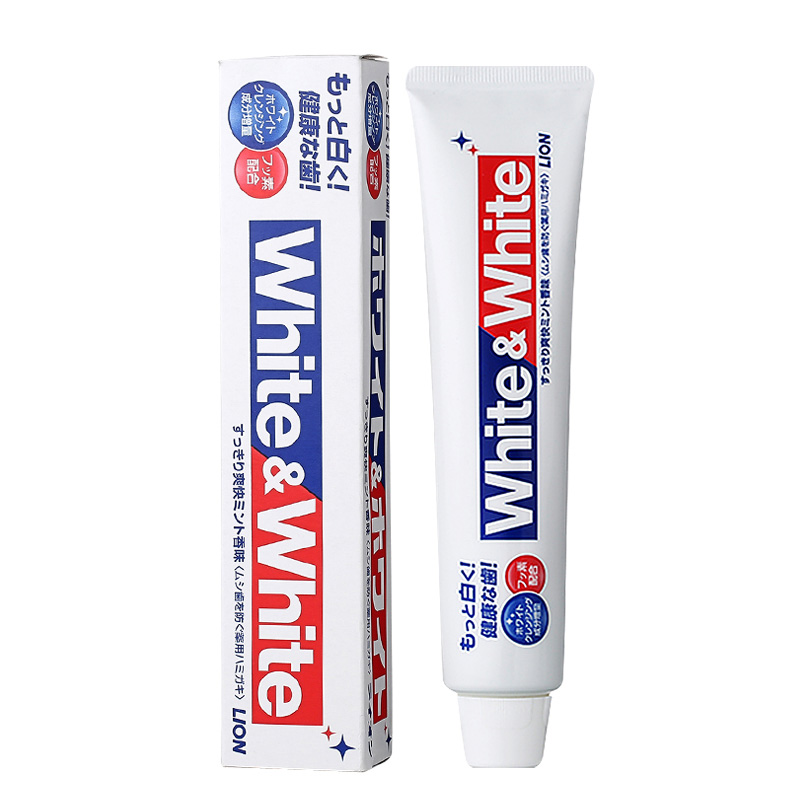 Lion White & White ToothPaste | 狮王WHITE美白牙膏150g