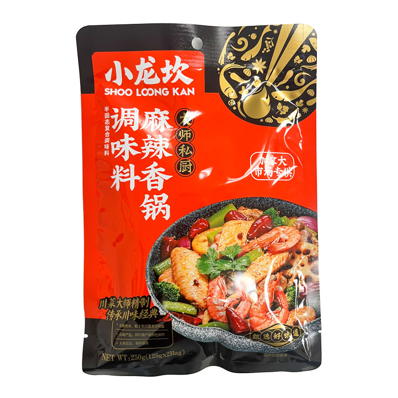 Xiaolongkan-Hotpot Seasoning-Hot | 小龙坎麻辣香锅火锅底料 250g