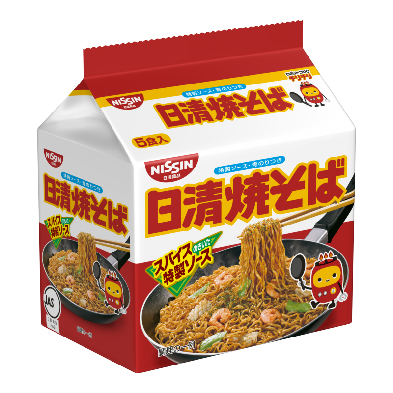 Nissin-Yakisoba 5pack | 日清炒面5连包 500g