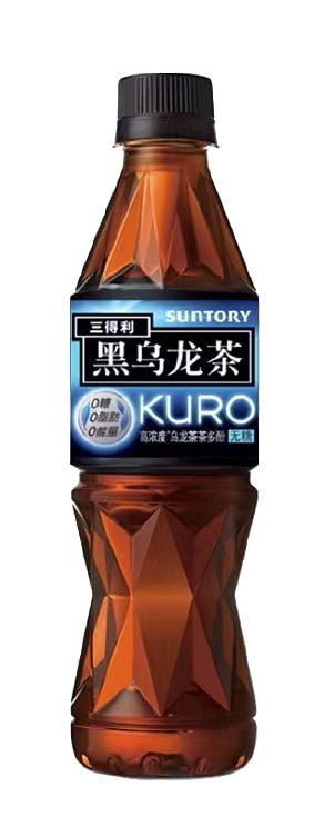 Suntory-Black oolong tea drink (Sugar-free) | 三得利黑乌龙茶(无糖) 350ml