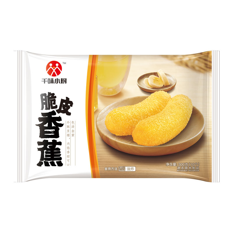 QWXC-Fried Banana Rice Stick | 千味小厨脆皮香蕉 300g