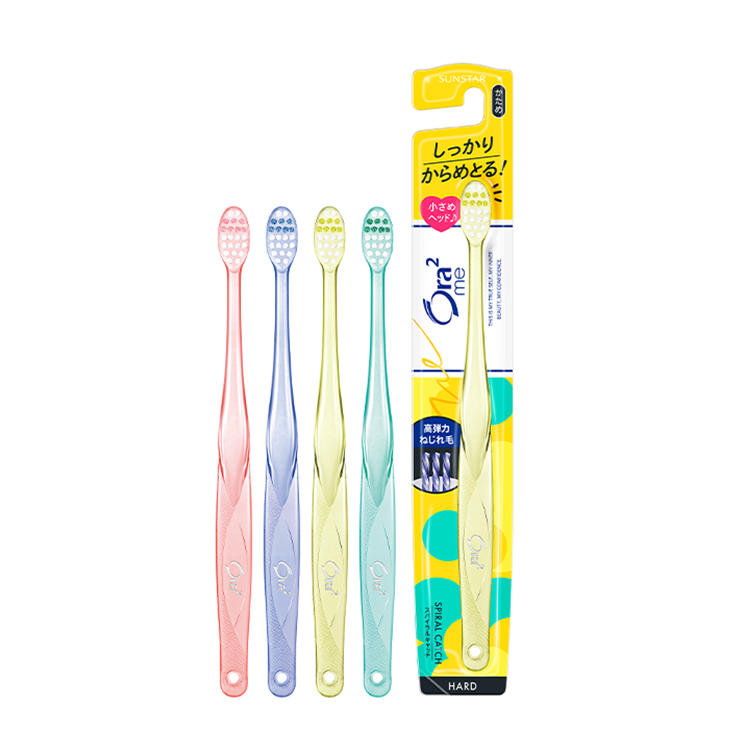 Sunstar Ora2Me Spiral Catch Toothbrush Hard | 皓乐齿弹力动感系列牙刷 硬毛