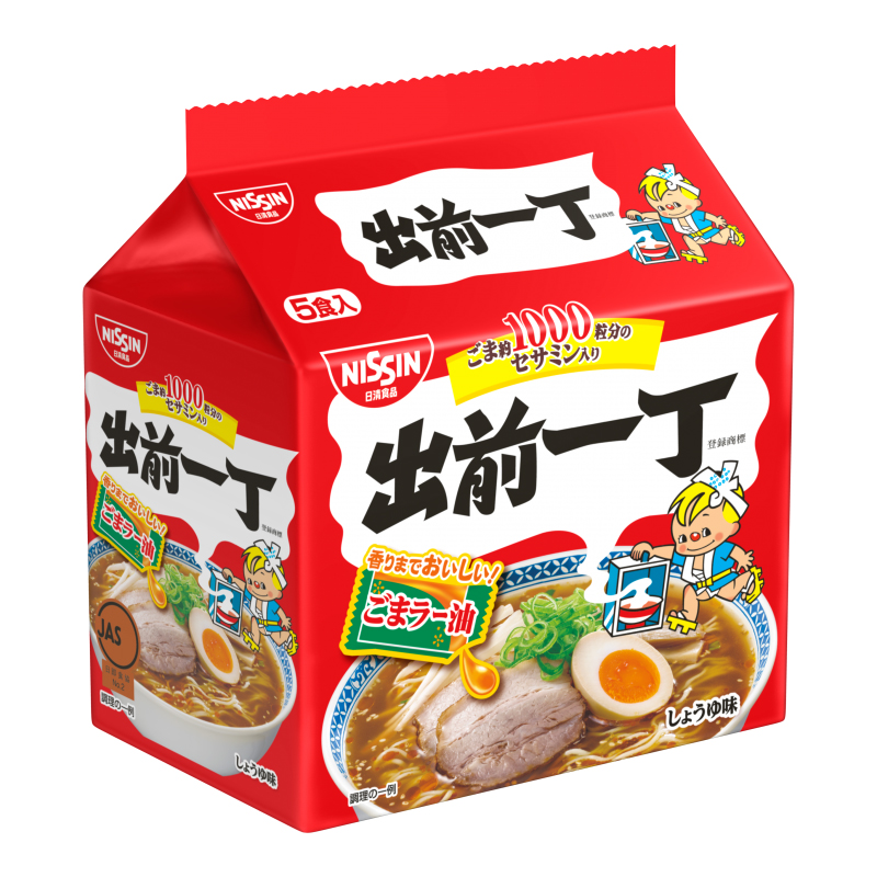 Nissin-Demae Itcho 5pack | 日清出前一丁辣麻油味拉麵 510g