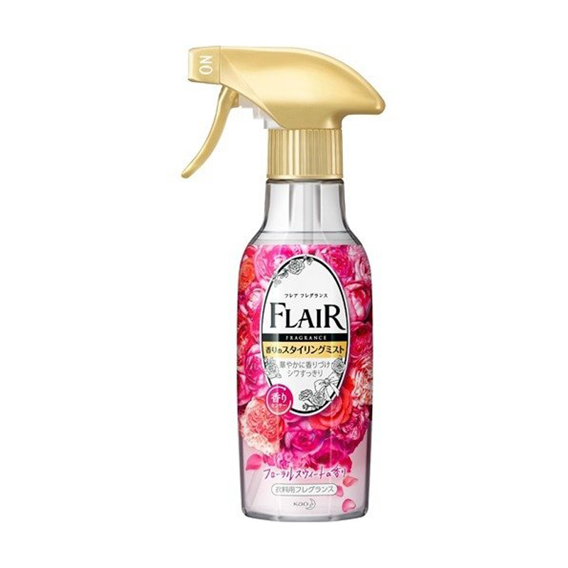 Kao Flare Fragrance Mist Floral &  Sweet Body | 花王 FLAIR衣物护理喷雾（沁心玫瑰香） 270ml