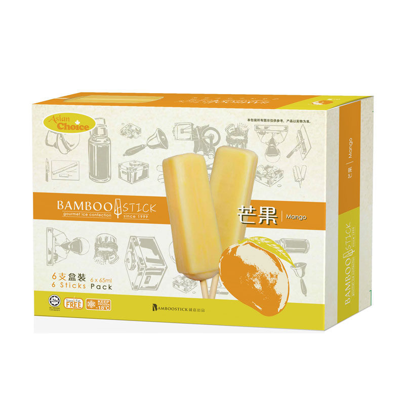AC&Bamboostick Gourmet Ice Confection-Mango | 芒果冰棍 390g