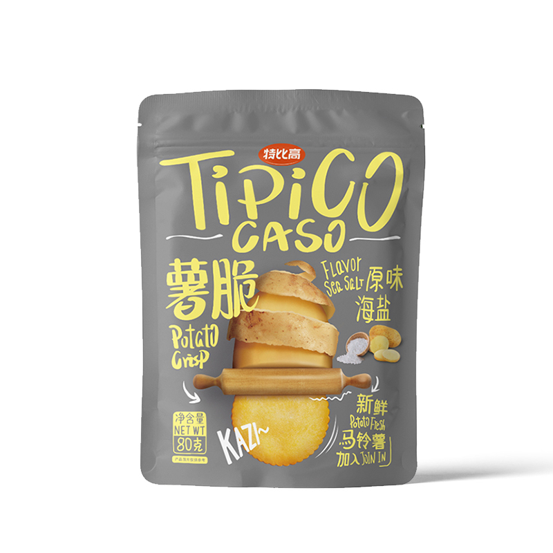Tipico caso-Potato Crisp Sea Salt Flavor | 特比高薯脆原味海盐味 80g