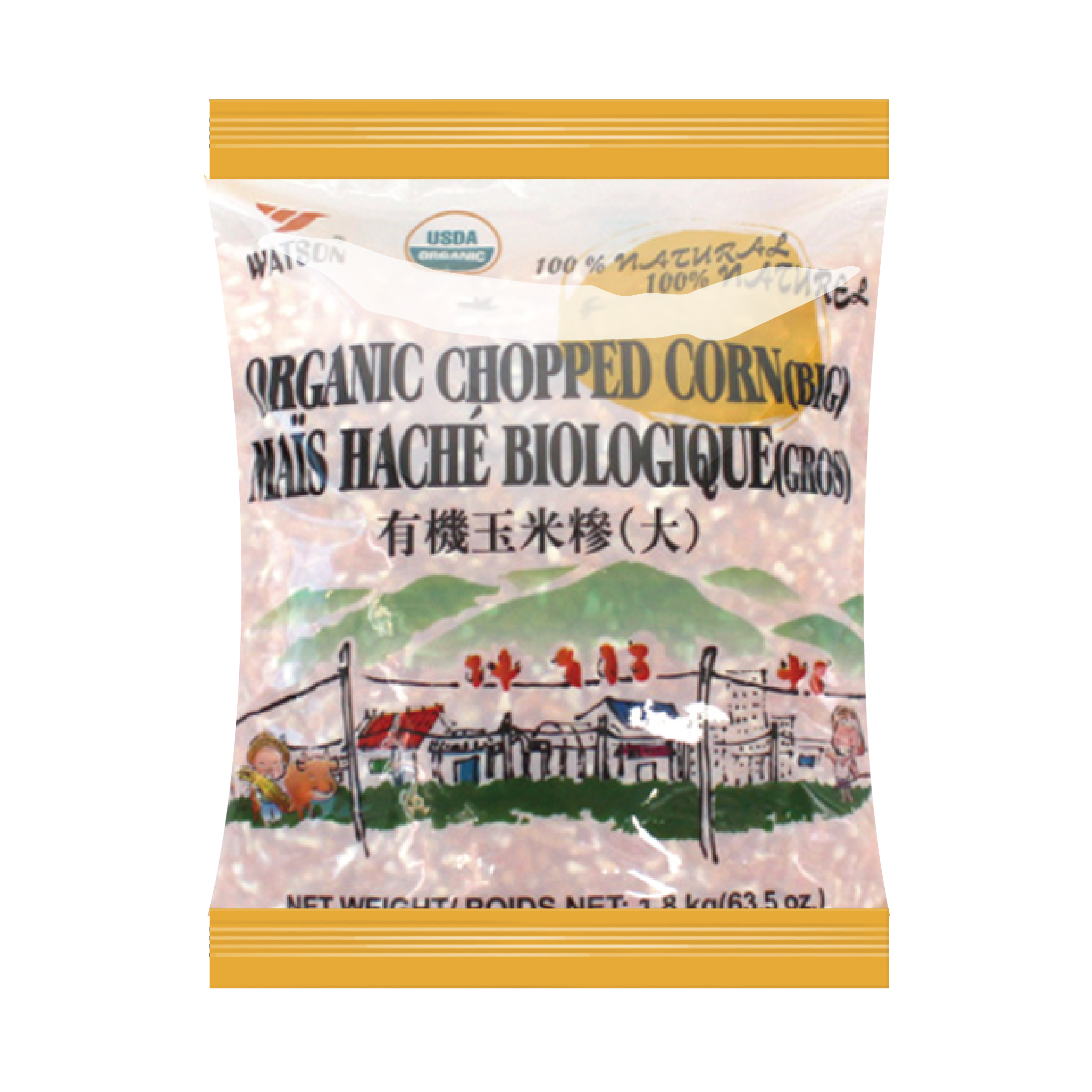 Watson-Organic Chopped Corn (Coarse) | 华生有机玉米糁 (粗)