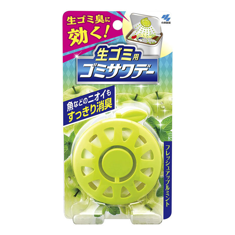 Kobayashi Sawaday Deodorant Air freshener for garbage bin (Fresh Apple Mint) | 小林制药厨房垃圾桶用除臭芳香贴(苹果薄荷香)