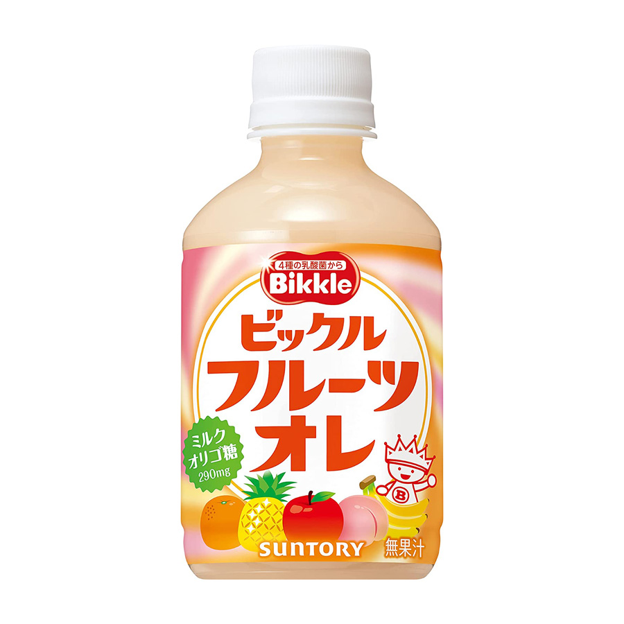 Suntory-Bikkle Fruit au Lait | 三得利水果风味乳酸菌饮料 (280ml)