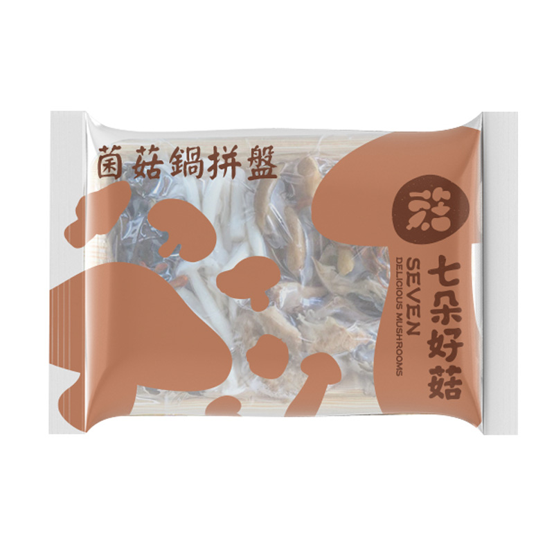 Soup base with frozen cooked assorted mushroom | 七朵好菇-菌菇锅拼盘 214g