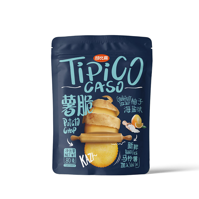 Tipico caso-Potato Crisp (Grapefruit and Sea Salt Flavor) | 特比高薯脆(海盐柚子味) 80g
