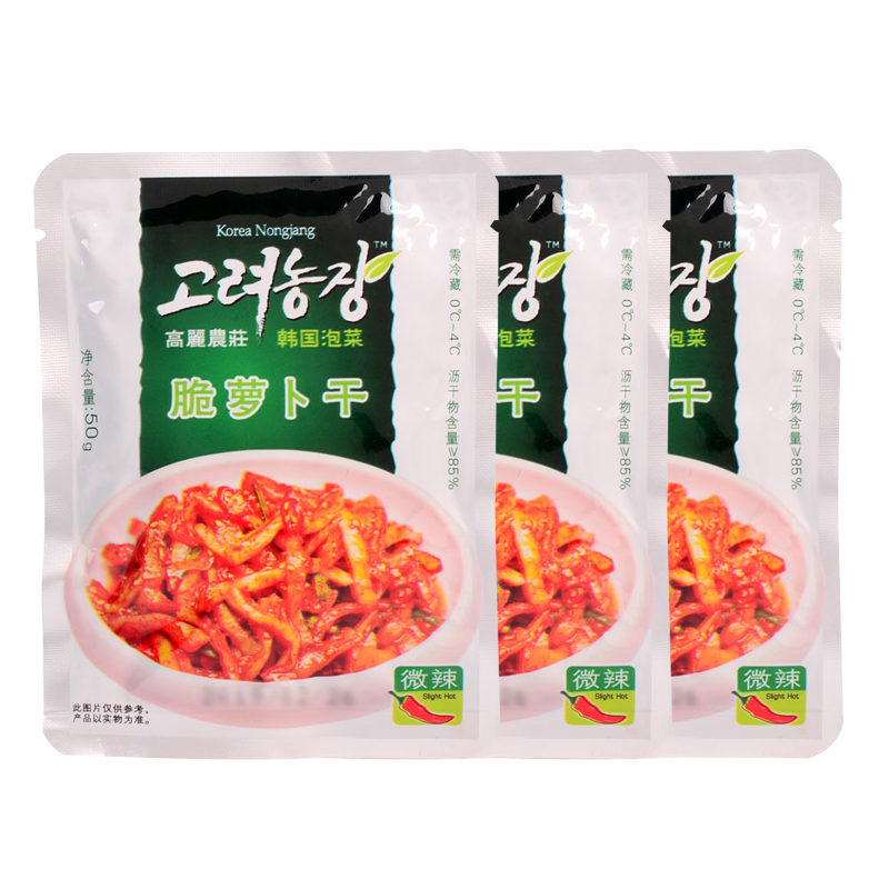 Pickled radishes(three packs) | 高丽农庄三联包脆萝卜干 150g