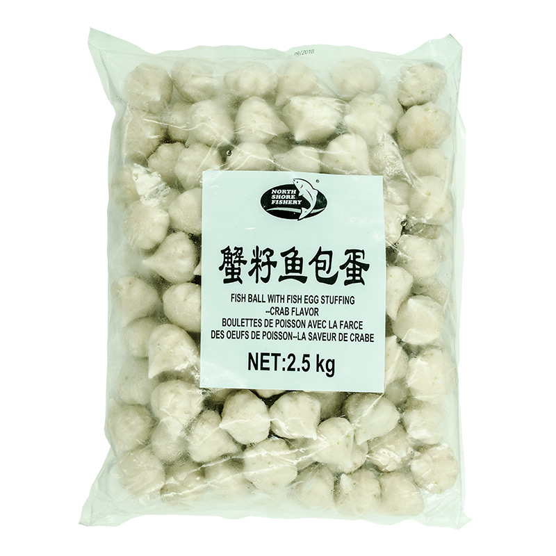 NSF-Crab Flavor Fish Ball | 北洋海产蟹籽鱼包蛋