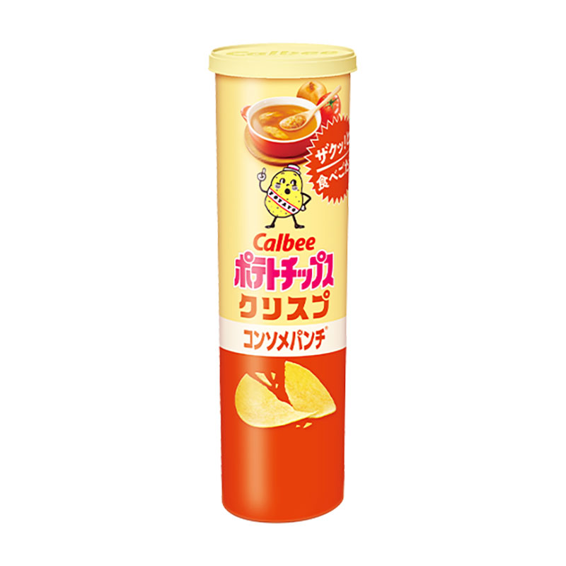 Calbee Potato Chips Crisp Consomme Punch | 卡乐比薯片清汤味 115g