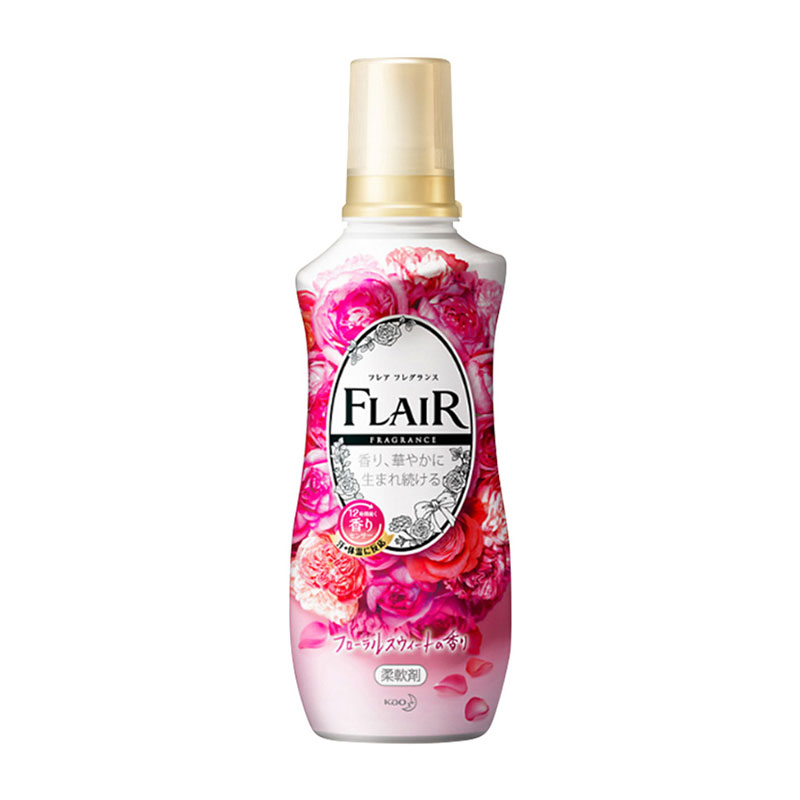Kao Flair Fragrance Floral &  Sweet Body | 花王 FLAIR衣物柔顺剂（沁心玫瑰香）新款 570ml