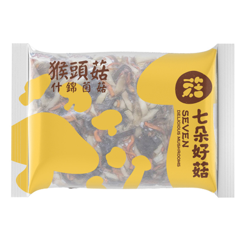 Frozen Cooked Assorted Mushrooms | 七朵好菇-猴头菇什锦菌菇 260g