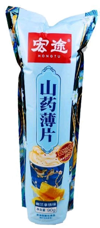 Hongtu-Yam Chip Orchid Latte Flavor | 宏途山药薄片幽兰拿铁味 90g