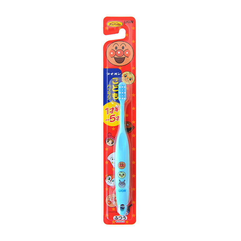 LION KODOMO Toothbrush For children(1.5–5 years old) | 狮王面包超人儿童牙刷(1岁半-5岁)