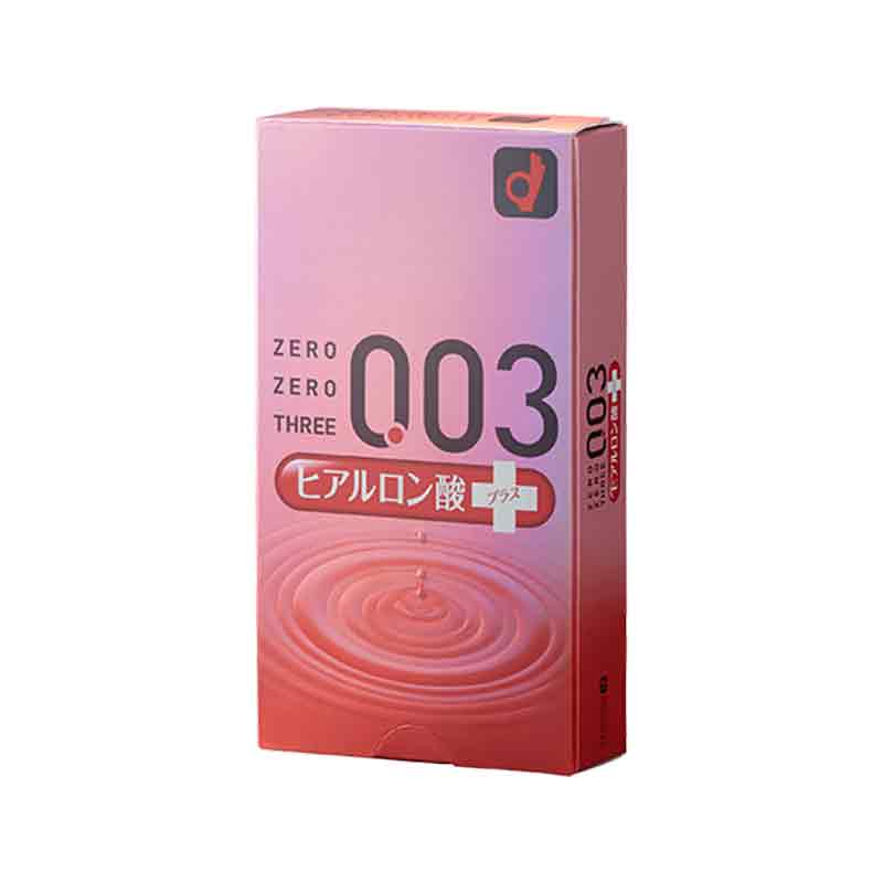 Okamoto Zero Zero Three Hyaluronic Acid Natural | 冈本003玻尿酸超薄 10 pcs