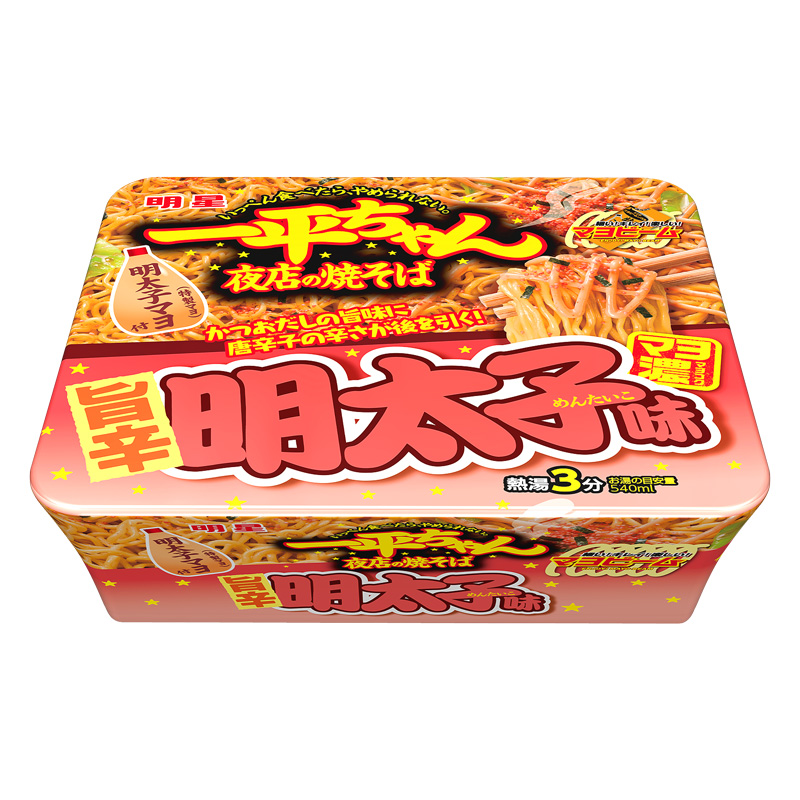 JP-Yakisoba (Soy Sauce) | 日本一平辣味鱼子酱美乃滋炒面