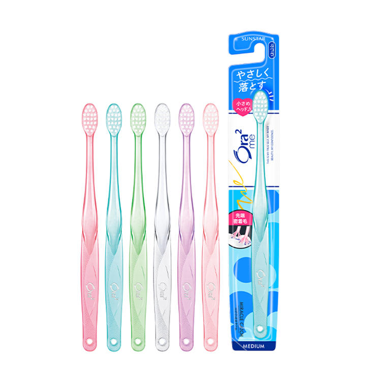 Sunstar Ora2Me Miracle Catch Toothbrush Medium | 皓乐齿微触感系列牙刷 中性毛