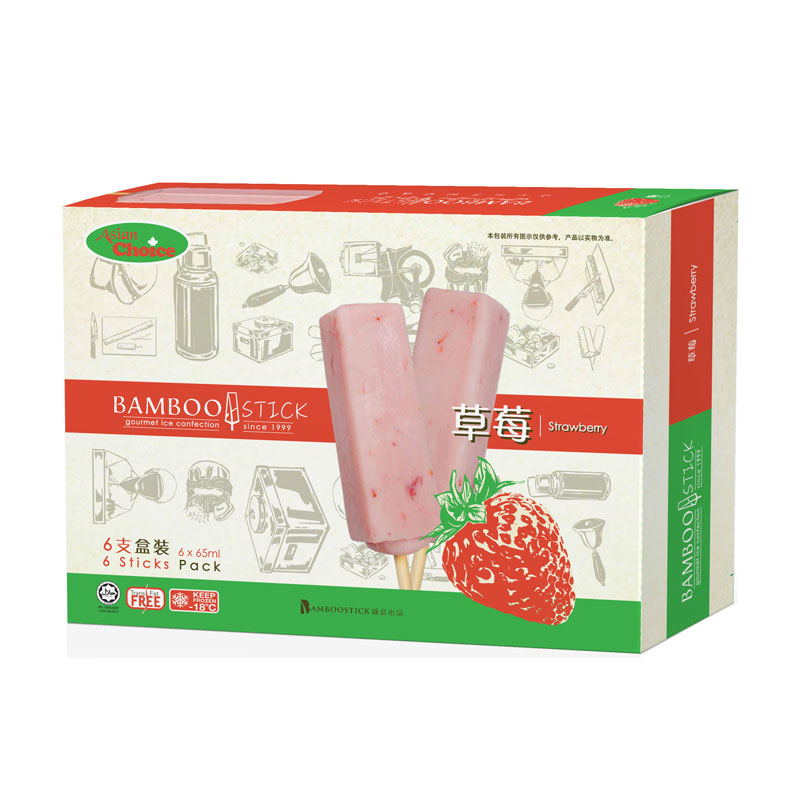 AC&Bamboostick Gourmet Ice Confection-Stawberry | 草莓冰棍 390g