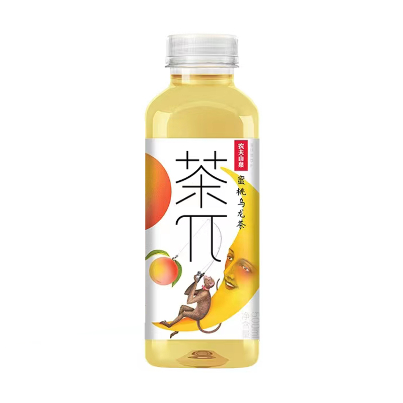 Chapai Tea Drink (peach oolong tea) | 茶π果味茶饮料-蜜桃乌龙茶500ml