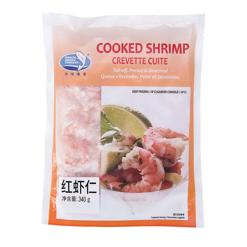 NSF-Cooked Shrimp | 北洋海产南美白红虾仁(31-40只/Lb) 340g