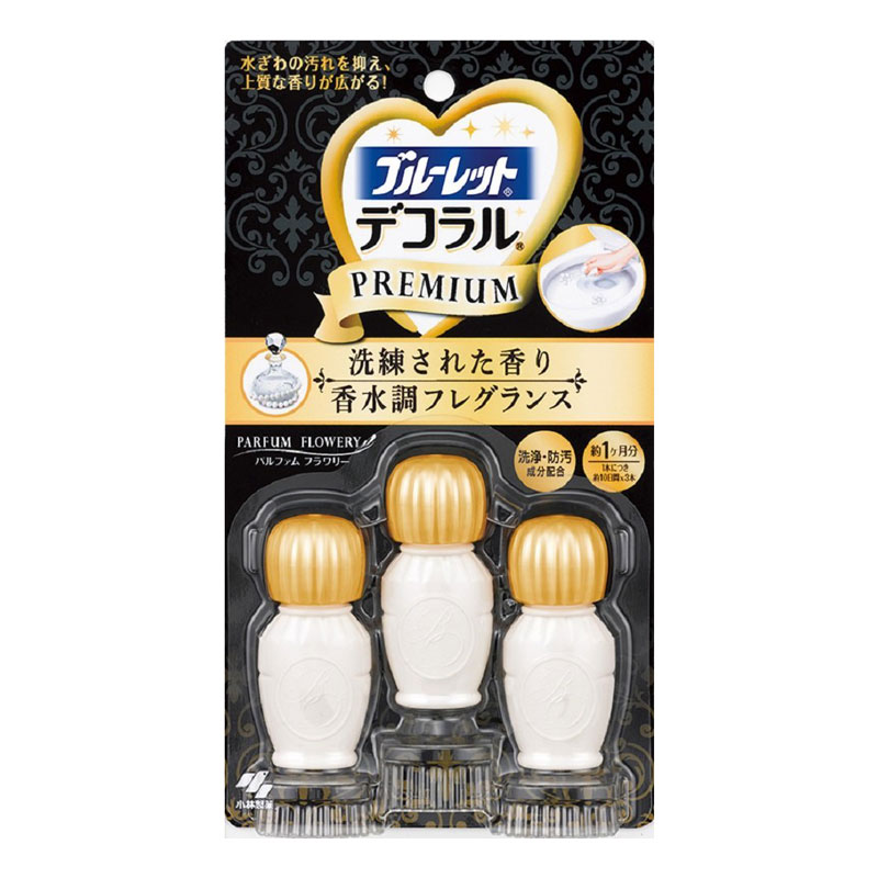 Kobayashi Bluelet Decoral Premium Toilet cleaning gel(Parfum Flowery) | 小林制药Premium花瓣香氛洁厕凝胶(清新花香)