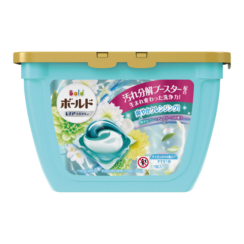 P&G Bold  Laundry Detergent Gel Ball 3D(Refreshing Premium Clean Fragrance) | 宝洁洗衣凝珠-白金花香