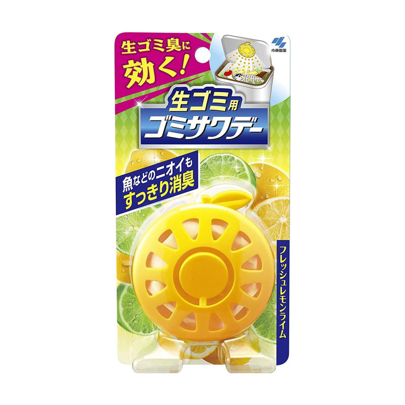Kobayashi Sawaday Deodorant Air freshener for garbage bin (Fresh Lemon Lime) | 小林制药厨房垃圾桶用除臭芳香贴(柠檬香)