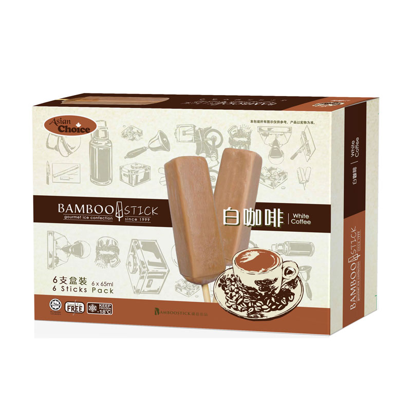 AC&Bamboostick Gourmet Ice Confection-White Coffee | 白咖啡冰棍 390g