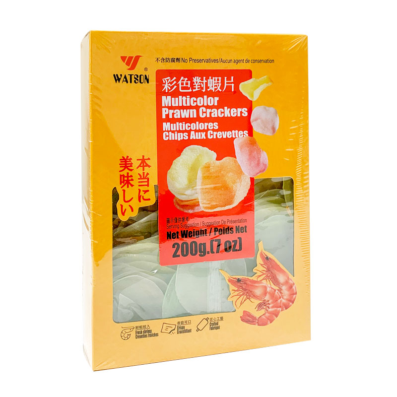 Watson-Multicolor Prawn Crackers | 华生彩色对虾片 200g