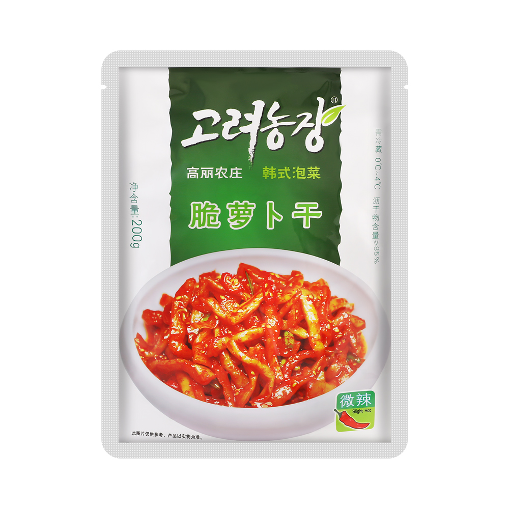 Pickled radishes | 高丽农庄脆萝卜干 200g