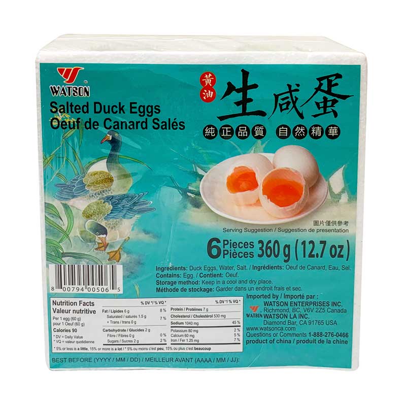 Watson-Salted Duck Egg | 华生生咸蛋 360g