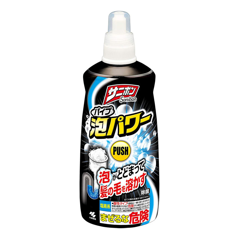Kobayashi Sanibon Foam Power Drain Clog Remover | 小林制药Sanibon泡沫排水管清洁疏通剂 400ml