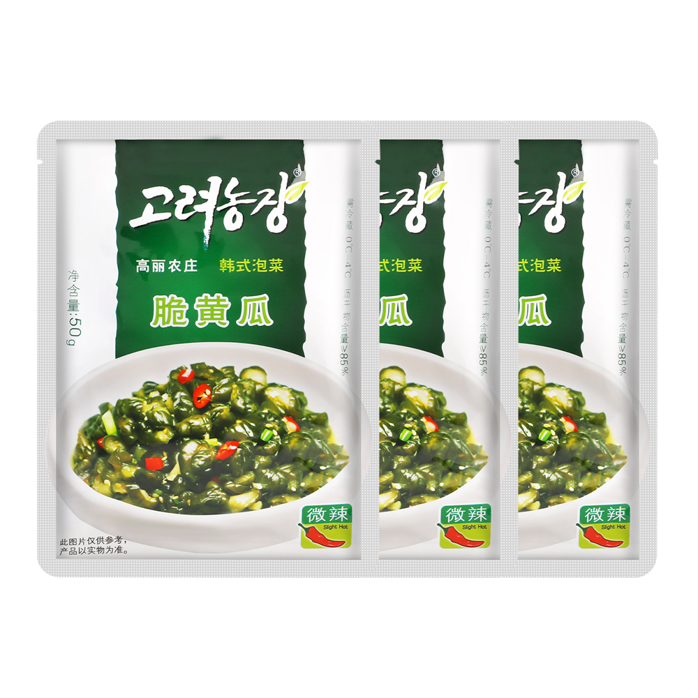 Pickled cucumbers(three packs) | 高丽农庄三联包脆黄瓜 150g