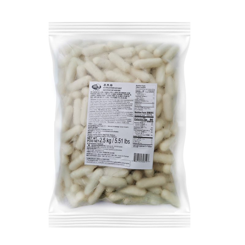 NSF-Cuttlefish Sausage | 北洋海产墨鱼肠 2.5kg