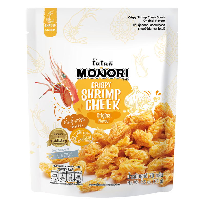 Monori Fried Shrimp Cheek(Original Flavor) | 香脆虾面颊 70g